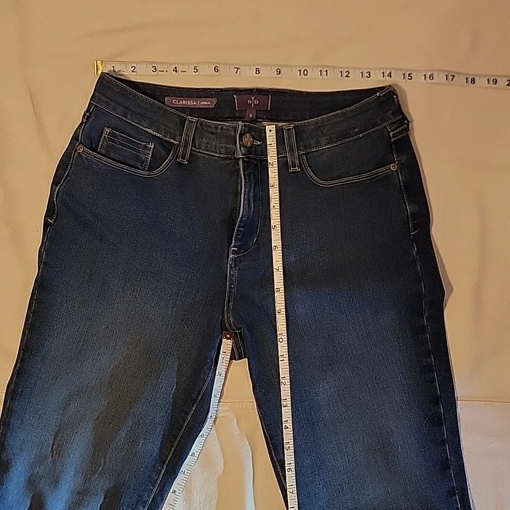 NYDJ Women's Blue Jeans SIZE 8 - Picture 7 of 9